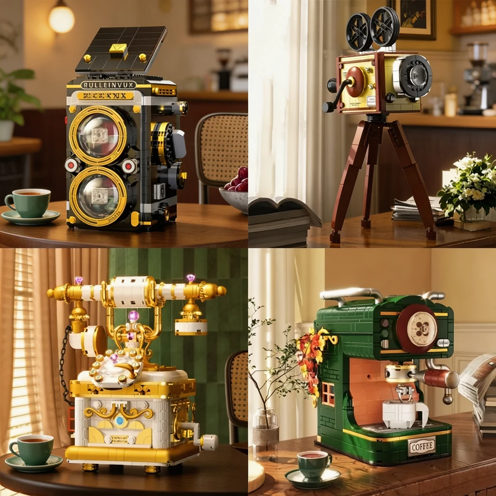 Collectible Vintage Cameras - Vintage Retro Camera Coffee Machine Mini