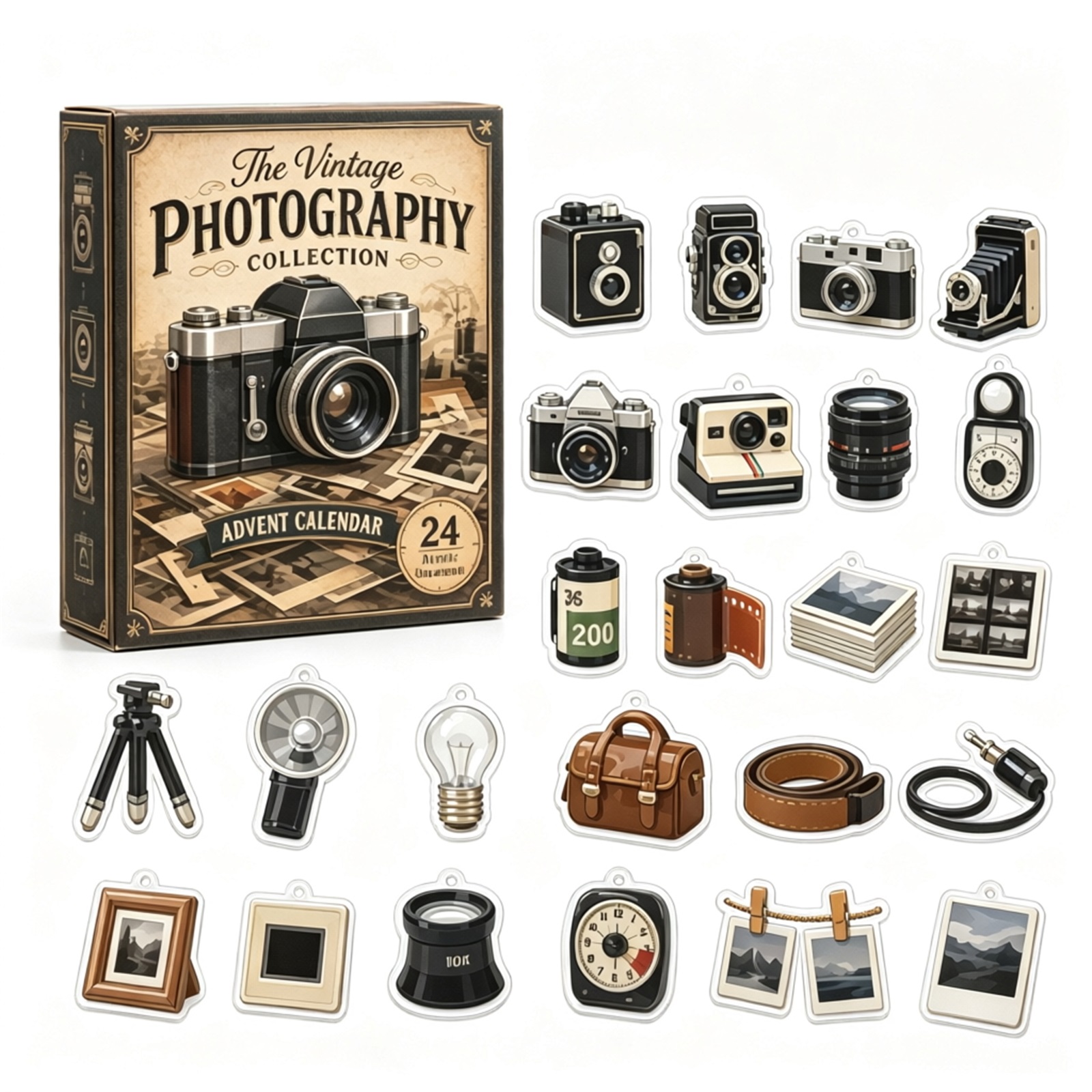 Collectible Vintage Cameras - 2026 The Vintage Photography Collection Advent