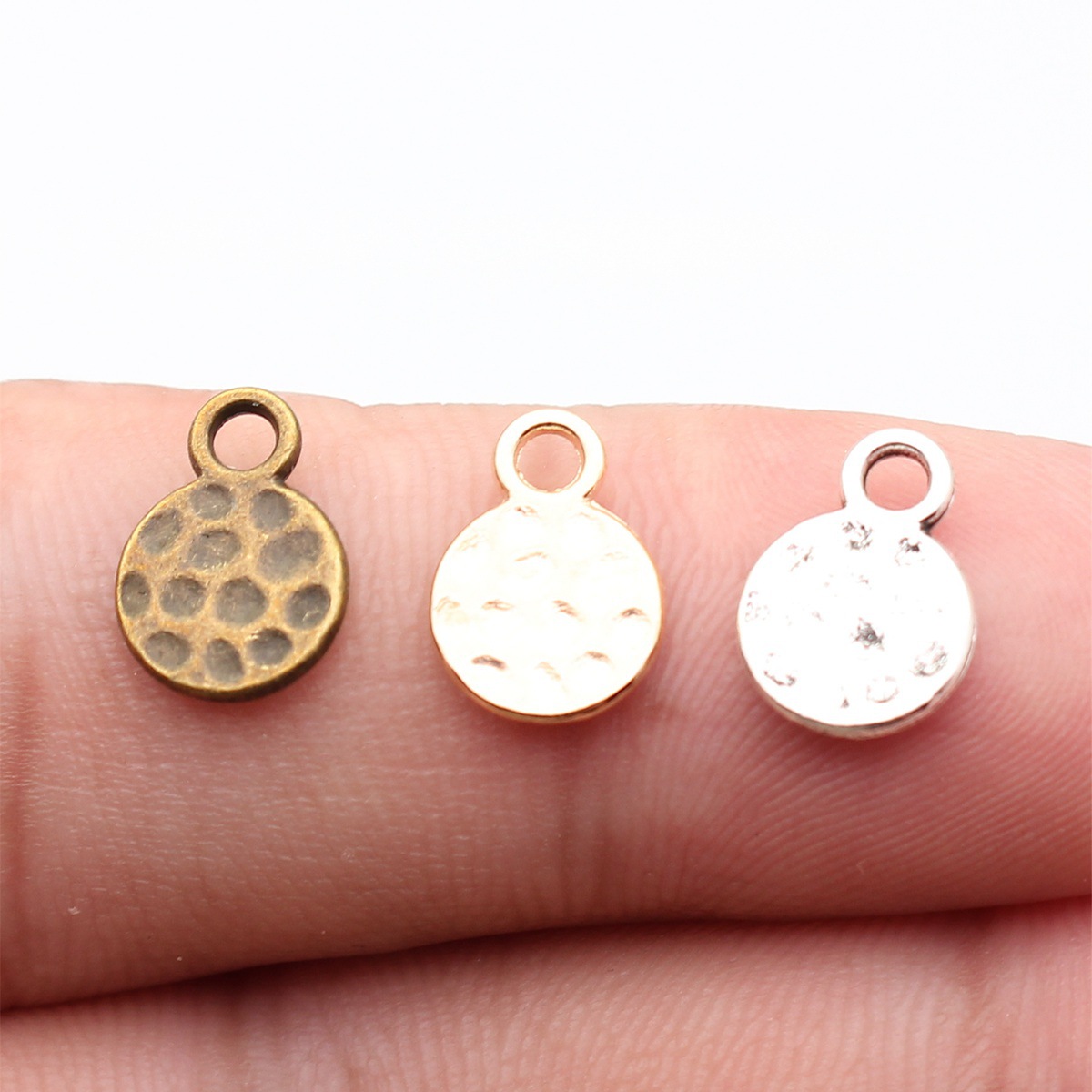 Vintage Jewelry Collection - WYSIWYG 40pcs 11x8mm 3 Colors Antique