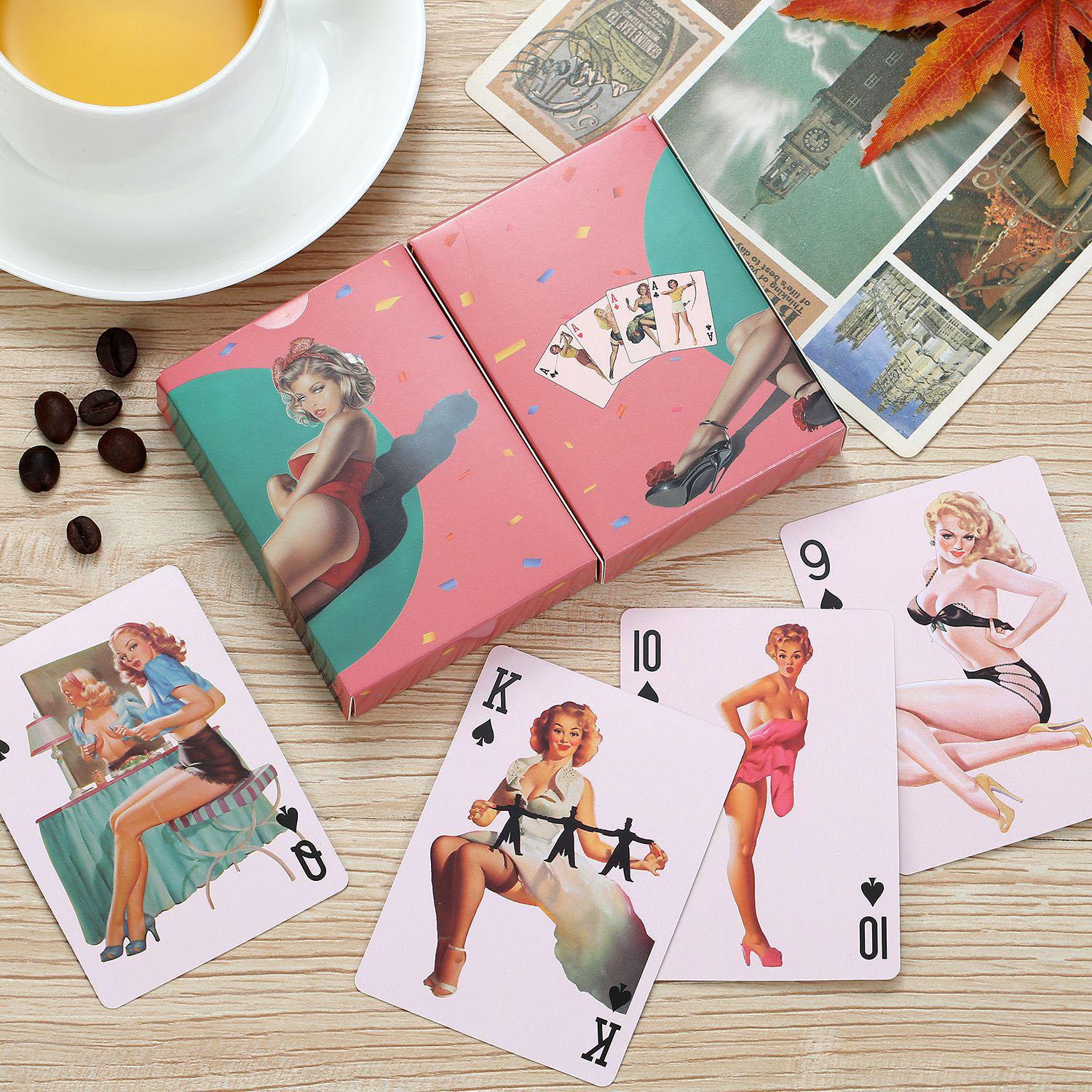Vintage Deck Cards Retro Poker - Vintage Collectible Board Games review and price