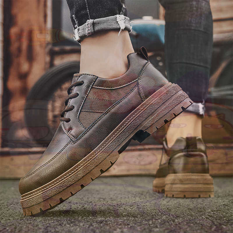 Dark Natural Leather Fashion T - Vintage Collectible Shoes review and price