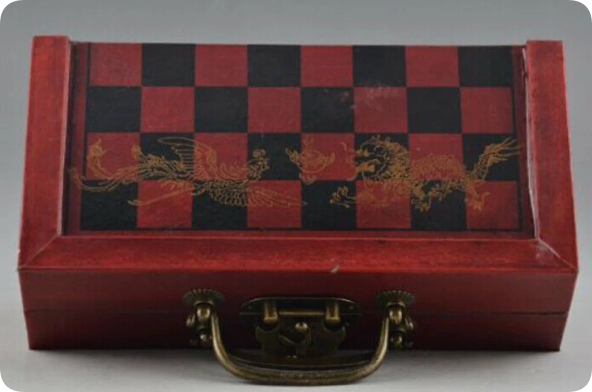 Foldable Vintage Chess Set Boa - Vintage Collectible Board Games review and price