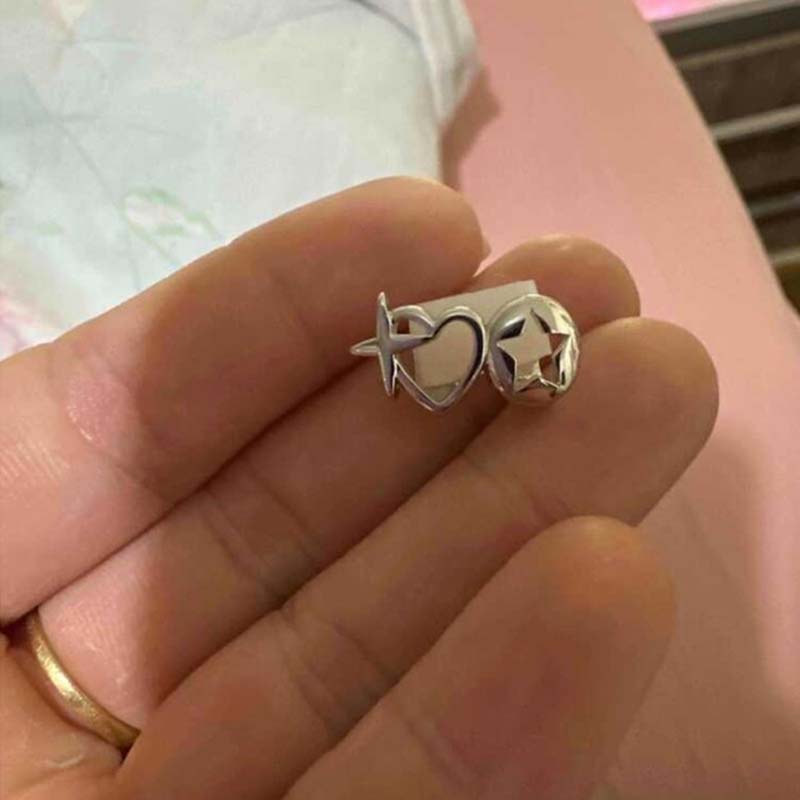 Punk Hip Hop Hollow Heart Teet - Vintage Jewelry Collection review and price